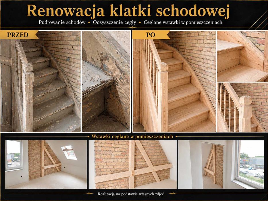 Piaskowanie Sodowanie Pudrowanie Czyszczenie cegły drewna piaskowiec