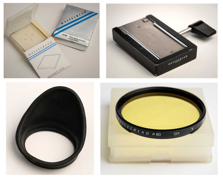 Hasselblad 500 CM, objetivas de 50 + 180 +acessórios