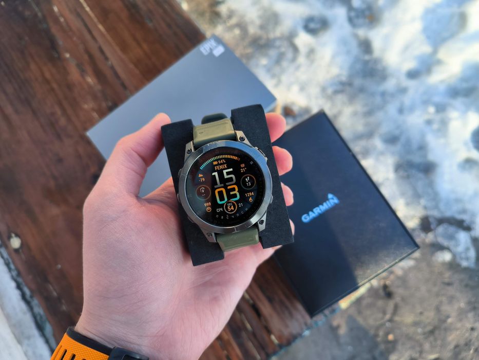 Топовий! Garmin Epix Gen 2 Sapphire Titanium 47mm