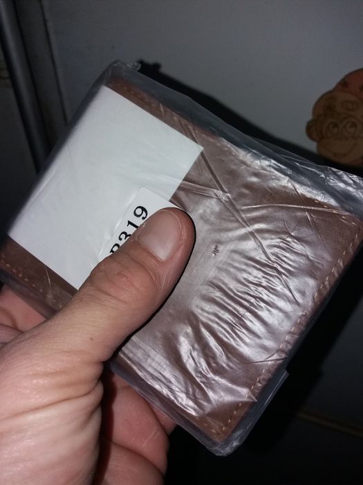 Кошелёк мужской. Модный кожаный кошелёк.