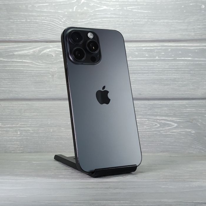 iPhone 15 Pro Max 256GB Black Titanium | Нова батарея 100% | Рідна коробка
