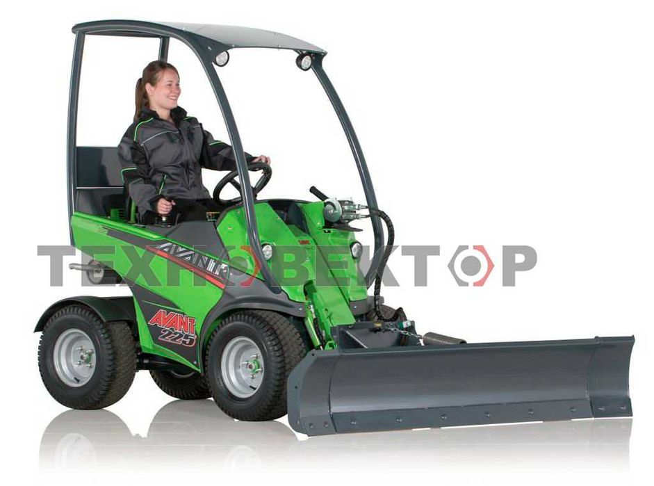 Надійний двигун Kubota в поєднанні з мінінавантажувачем AVANT Авант