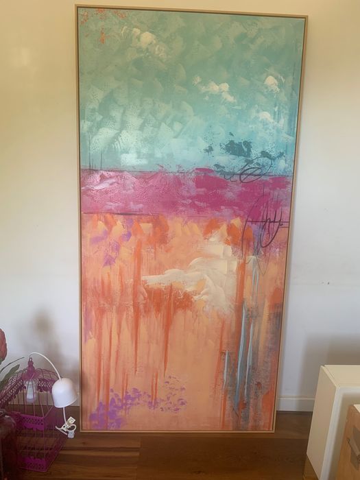 Quadro pintura abstrata