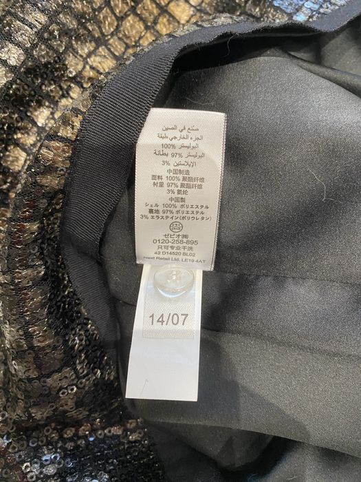 Спідниця міді Next з пайетками, принт рептилія, розмір M