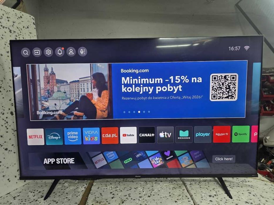 TV LED Hisense 58 cali 4k uhd - smart wi-fi