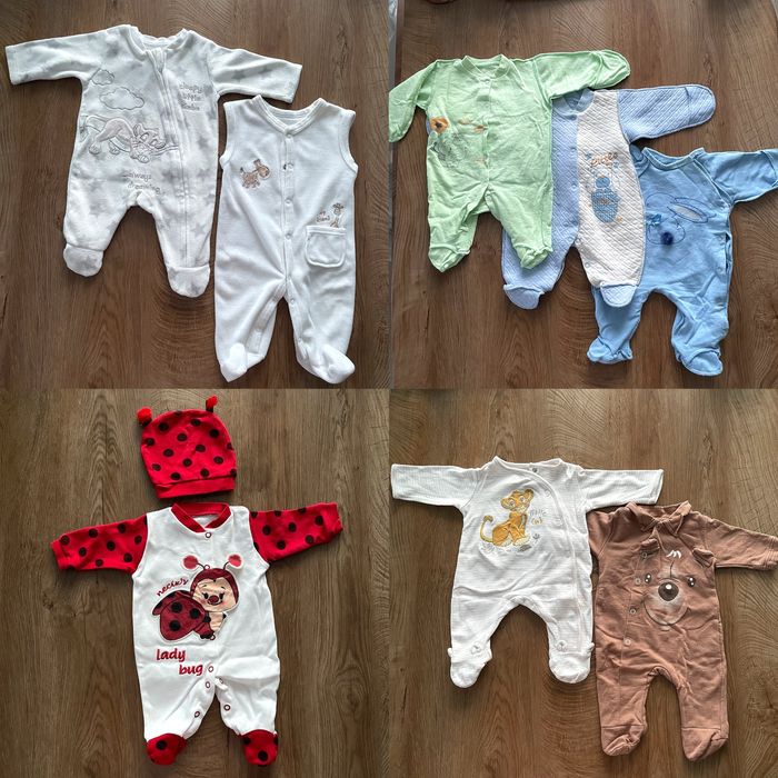 Боді сліпи чоловічки лот для немовля 50-62 (0-3 міс)