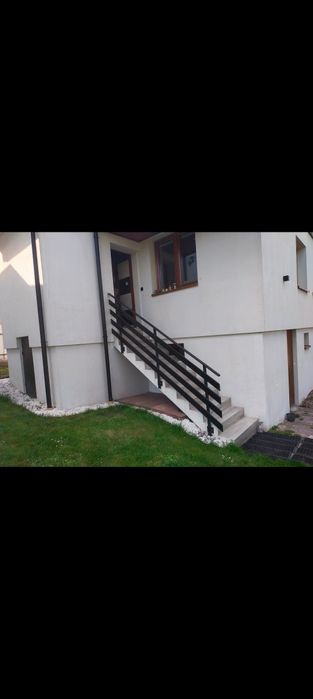 Stalowa barierka do schodów