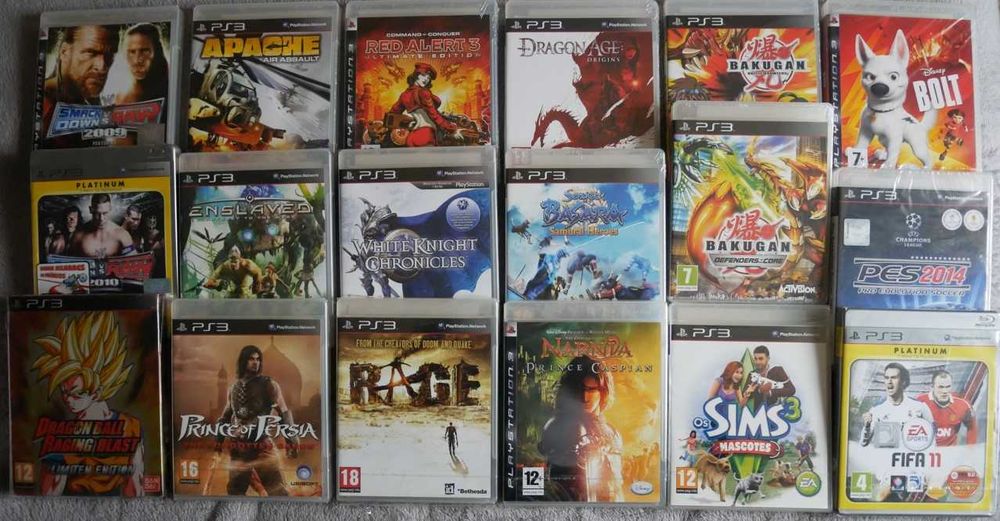 Jogos PS3 Novos Selados