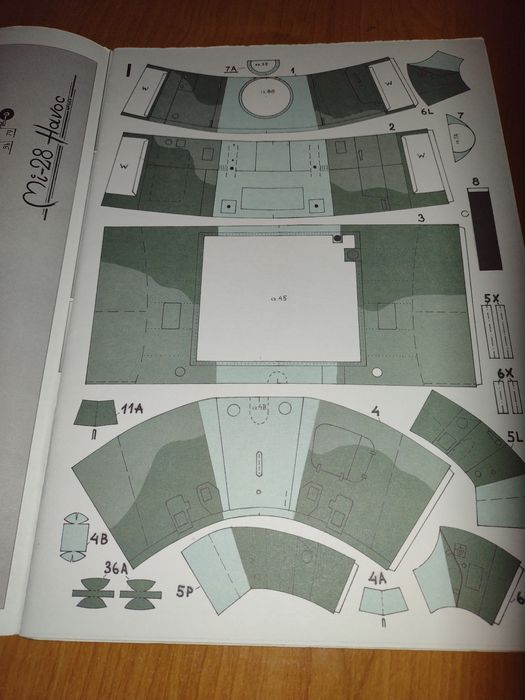 Model kartonowy Mały Modelarz Mi 28 Havoc Wschowa • OLX.pl