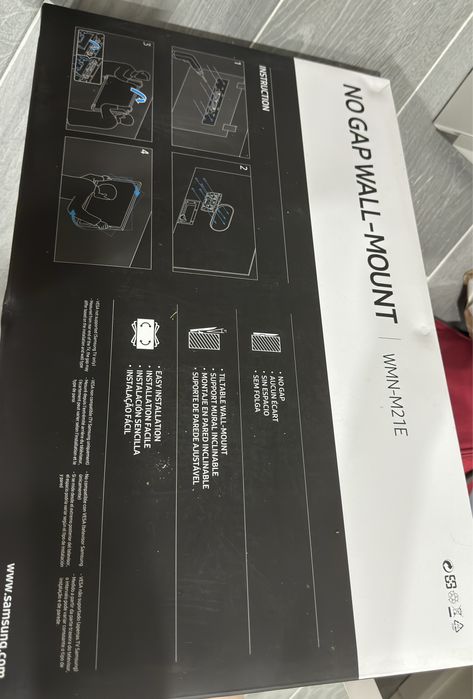 No gap wall-mount samsung
