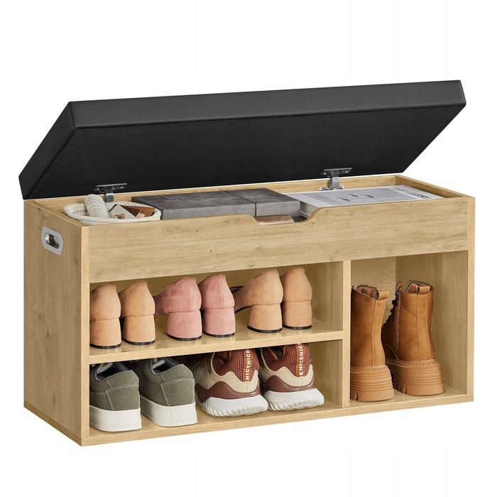 Pojemny schowek do przechowywania loft 80x30x44 cm 3 półki