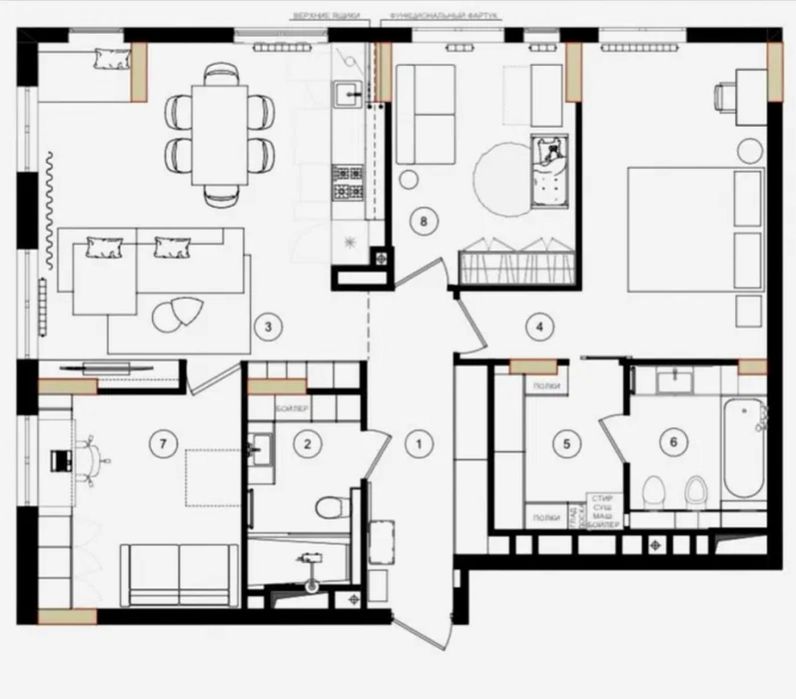 Простора 3-к квартира 96м2 ЖК Файна Таун Нивки Варшавский