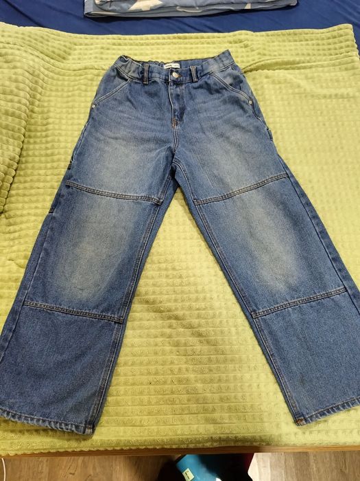 Широкі джинси ,широкі штани для хлопця 152-158р
