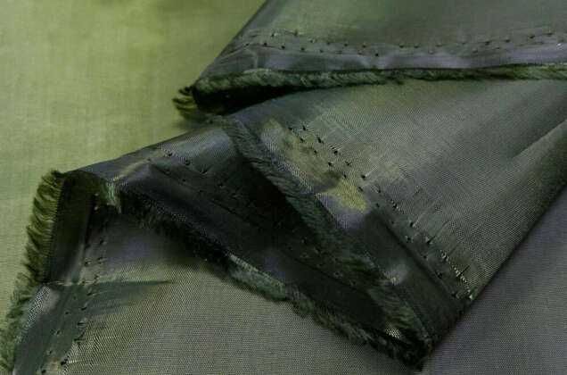 Подкладочная ткань камуфляжная плотность 70 зеленого цвета Хаки олива