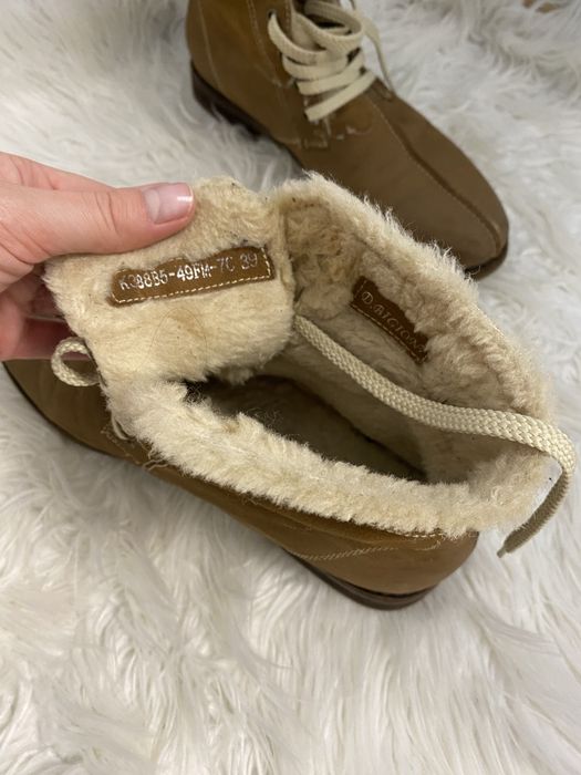 Італійські шкіряні черевички D.BIGIONI з утепленням, 38