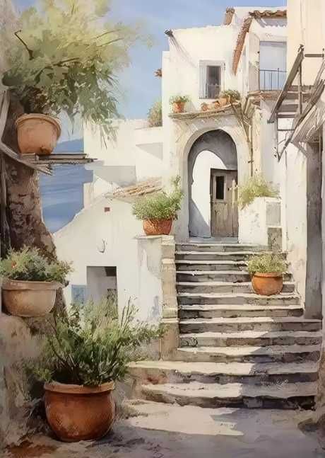 Nowy obraz - schody nad morzem