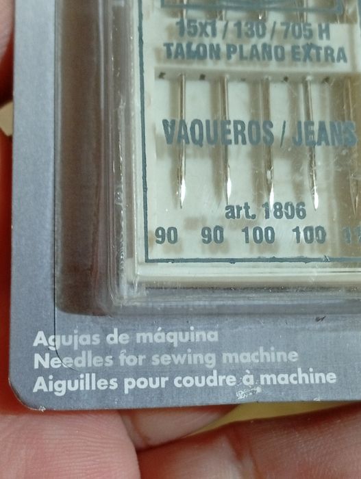 Agulhas de Maquina de costura novas