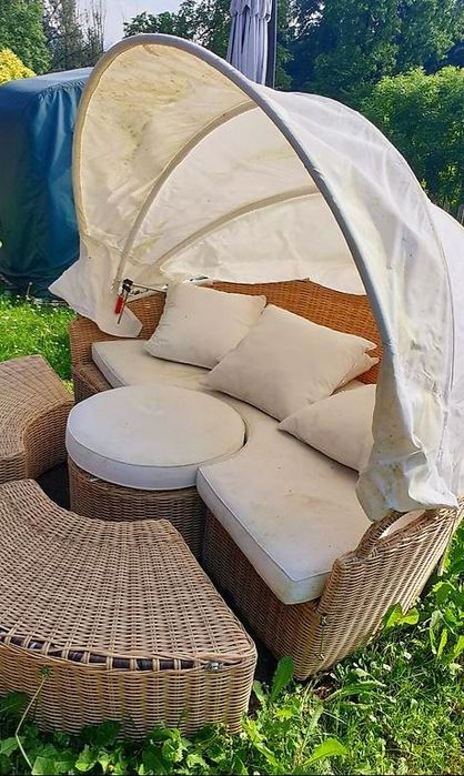 Słoneczna wyspa z technorattanu meble ogrodowe