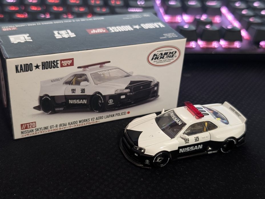 Продам Mini GT Kaido house Nissan Skyline R34