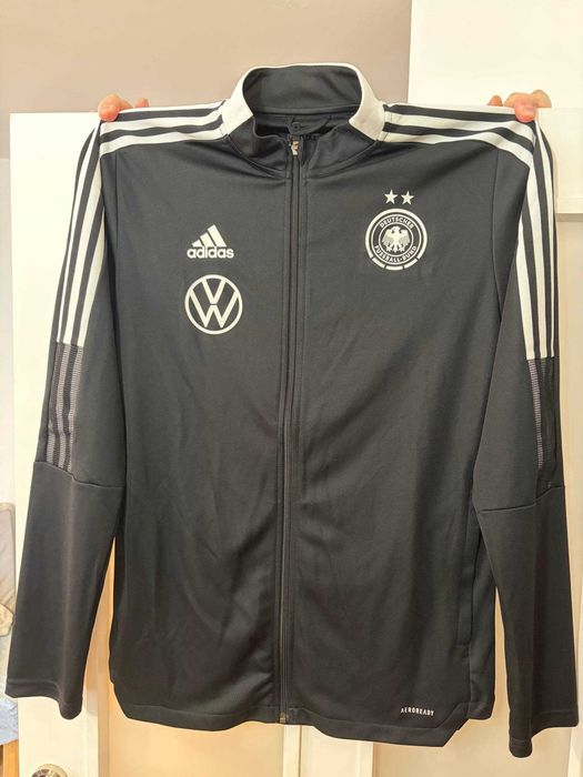 Czarna bluza olimpijska Adidas Germany DNA Track Top