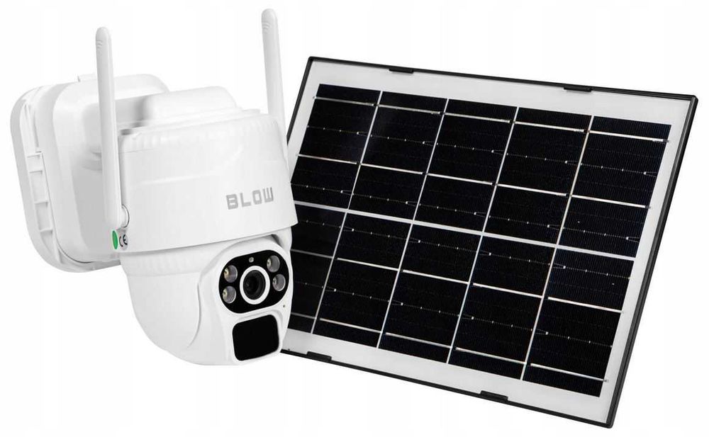 Kamera 4G LTE IP Panel Solarny Zewnętrzna Obrotowa Monitoring Noc 3MPX
