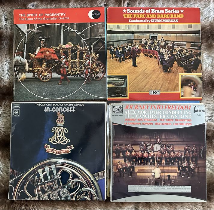 Lote 10.1  - 20  x discos de vinil Lp's - Musica Bandas Militares
