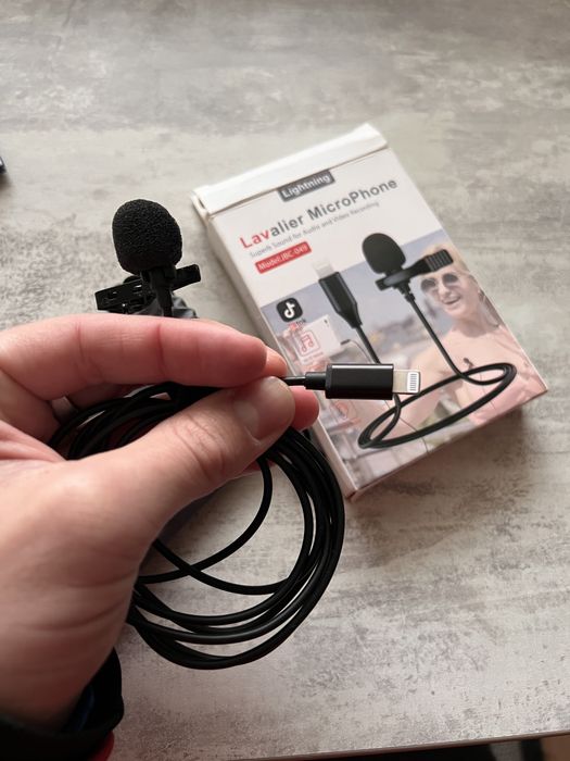 Петличний мікрофон для iPhone Lightning 1,5 m