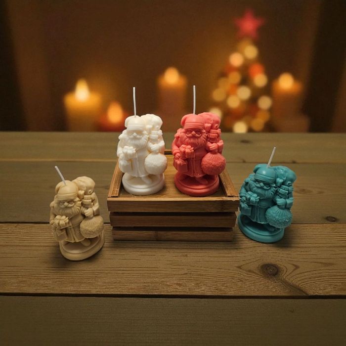 Świeczki sojowe świąteczne