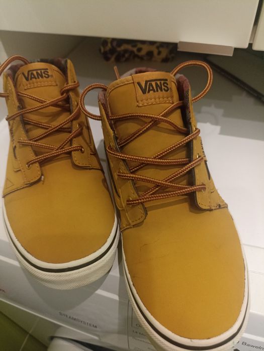 Buty Vans 36 musztardowe