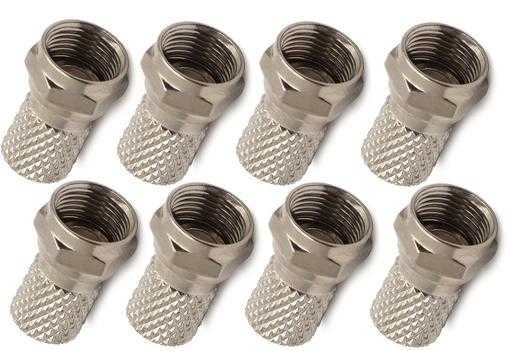 Zestaw 4xTV ANTENA 90CM QUAD Uchwyt 50M KABLA 8xF