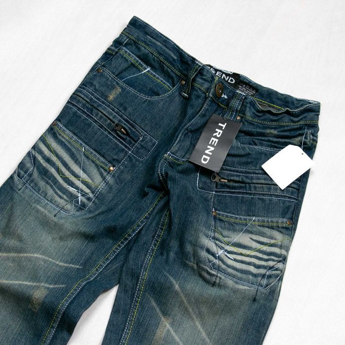 NOWE Y2K archive style jeans spodnie jeansowe straight 38eu