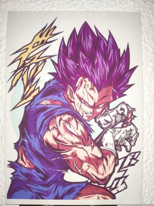 Tela de Vegeta de Dragon Ball