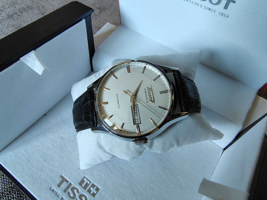 Zegarek TISSOT VISODATE automatic T019430B - full set - idealny.