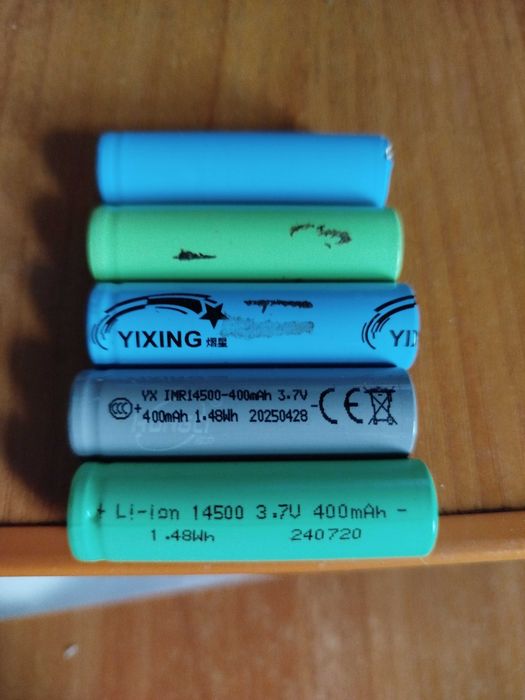 Акумулятори 14500 3.7v