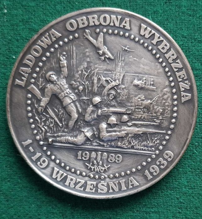 Medal Płk. Dąbek Obrona Wybrzeża 1939