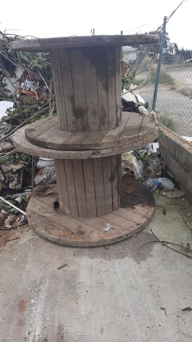 Bobinas em madeira