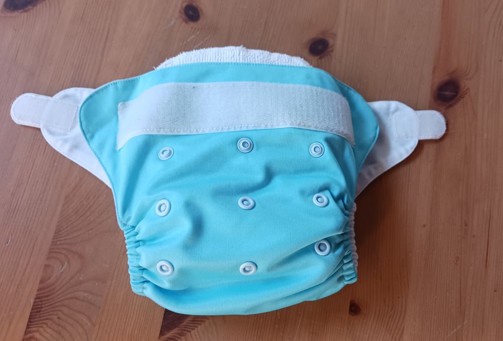 8 fraldas reutilizáveis (gyzzo e blueberry)