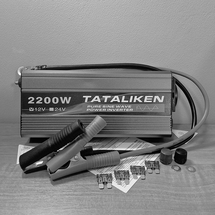 БЕЗШУМНИЙ Інвертор Tataliken 4000W/3000W/2200W/1600W | Чистий синус