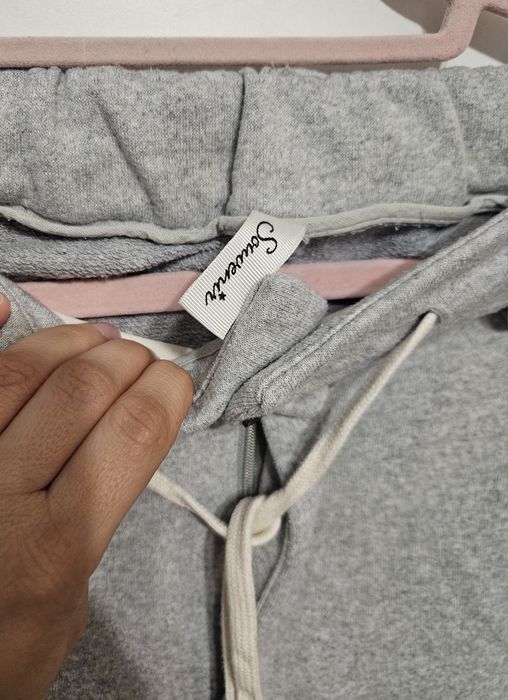 Szare spodnie Souvenir dres szerokie nogawki wysoki stan