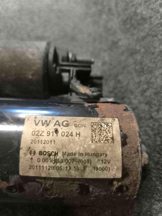 Motor de Arranque AUDI A3 1.6 TDI (77 kW / 105 cv) [05.2009 - 08.2012] 02Z911024H (OEM) | 0001153007 (OEM)