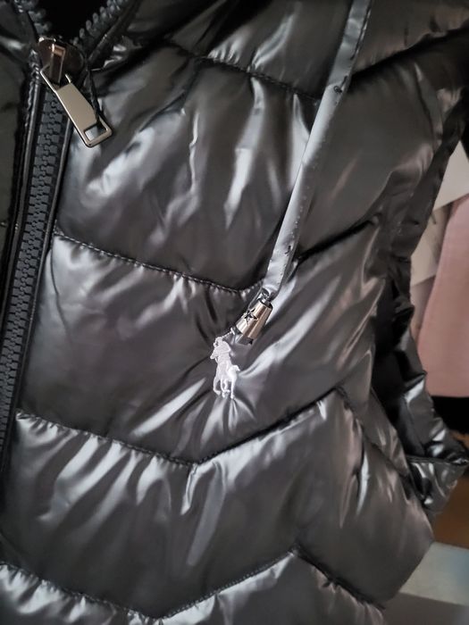 Kamizelka Polo dluzsza błyszcząca rozm m