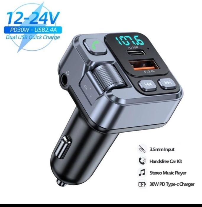 Transmiter Bluetooth 5.1 Ładowarka