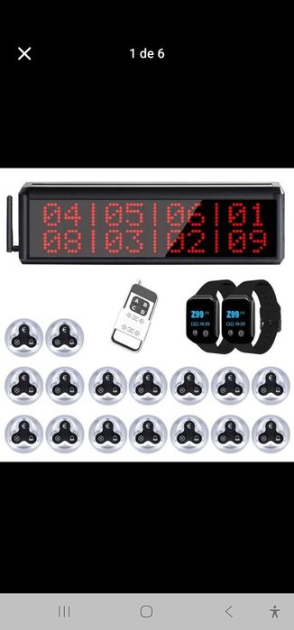 WNKRUN CS-400D Sistema de pager sem fio Sistema de pager remoto para r