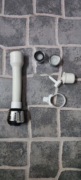 Kit Extensor Flexível para Torneira + Adaptadores / Perlatores
