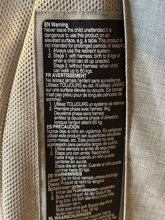 Nuna Espreguiçadeira para Bebé