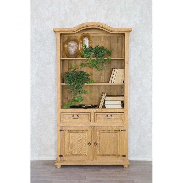 Drewniany regał woskowany REG 06 do salonu