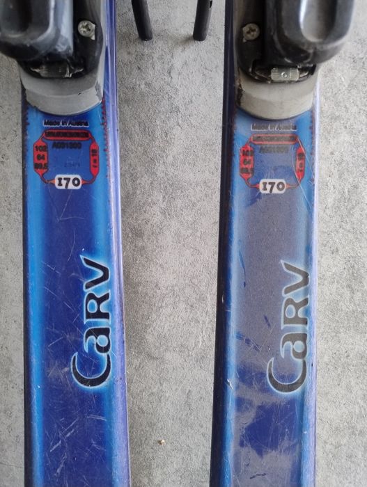 2 pary nart + para kijków