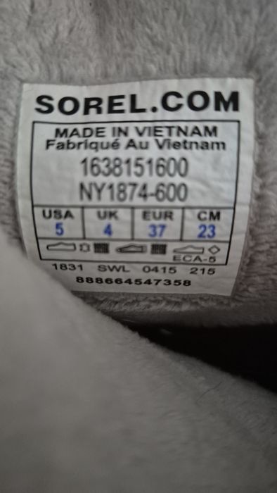 Buty zimowe Sorel 37