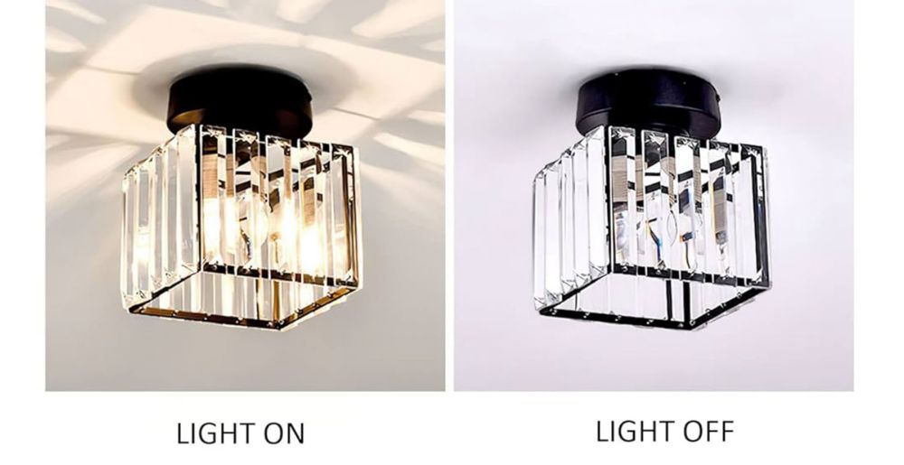 Kryształowa Lampa Sufitowa Nowoczesna