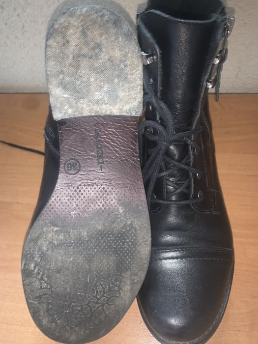 Botki buty skórzane dziecięce mlodzieżowe lasocki roz 36 ocieplane